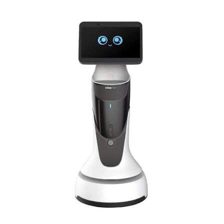 Robot lễ tân mini Minibot với màn hình khuôn mặt biểu cảm